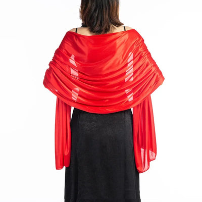 Elegant Silky Evening Dresses Shawls for Women Wedding Party Shawl Bride Bridesmaid Boleros Shrugs Banquet Capes Wraps