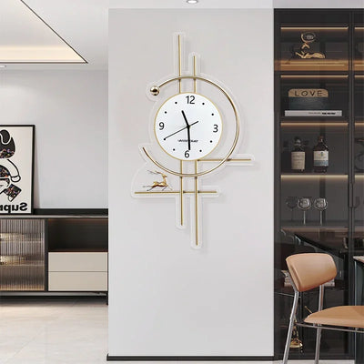 Metal Wall Art Bathroom Wall Clocks Living Room Xenomorph Design Creative Fashion Wall Watch Peacock Horloge Room Decorations