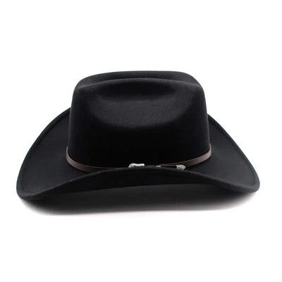 Men's Western Women's Cowboy Hat Army Green Men's Women's Cowboy Jazz Hat Wide Brim Felt Fedora Sombrero Hombre
