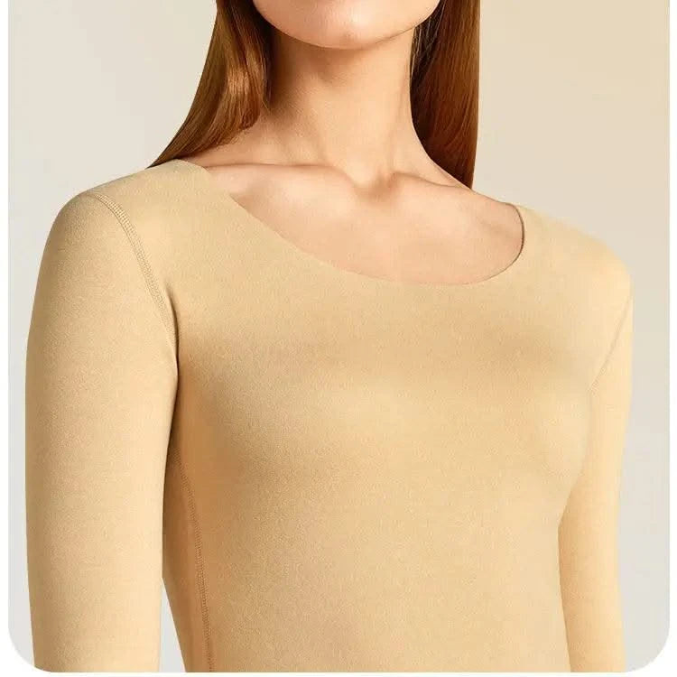 Women's Seamless Thermal Clothing Set 2 Pieces | Thick Double Layer Thermal Under Wear For Winter