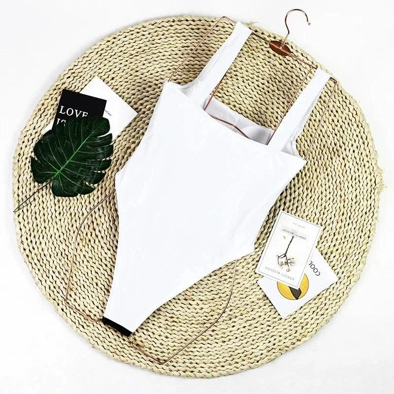 Woman Swimwear 2024 High Waist Bikinis Shorts Women's Swimsuit Luxury Ribbed Two-piece Bathing Suits Summer Bikini Set Swim Suit