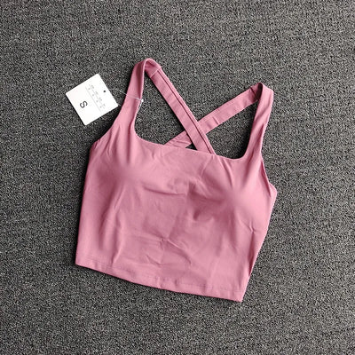 Women Sports Bra Top Push Up Fitness Yoga Bra Underwear Sport Tops For Women Breathable Running Vest Bralette Gym Wear Female