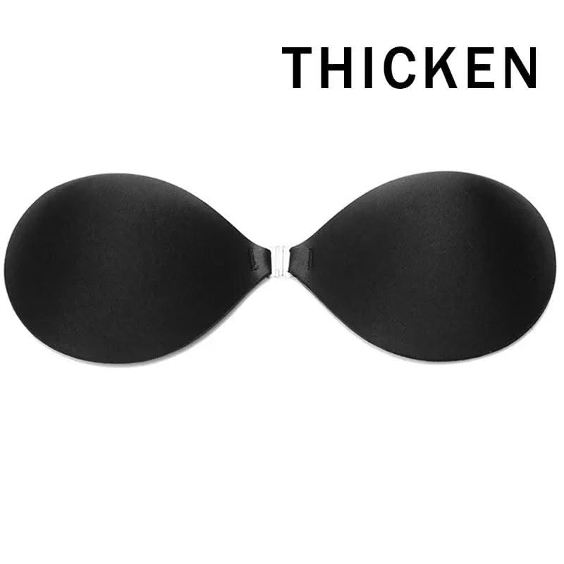 Sexy Wireless Front Closure Bras For Women Invisible Push Up Strapless Bra Plus Size Backless Self Stick On Bralette Comfort Bra