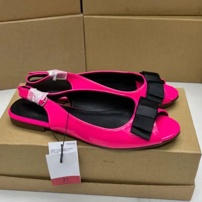 Fashion Shoes for Women 2025 Comfortable Shallow Female Footwear Peep Toe Slingbacks Back Strap Casual Slip on Ladies Flats