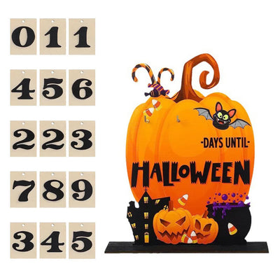 Creative Table Decoration & Accessories Home Decor Items Countdown Halloween Halloween House Pumpkin Shaped Countdown Calendar