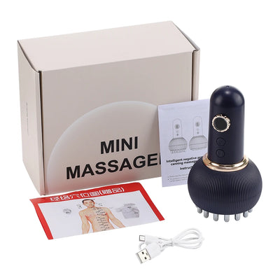 Wireless Guasha Massager Body Shaping Heating Meridian Scraping Brush Lymphatic Drainage Machine Fat Burner Rechargeable