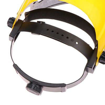 Safety Helmet Hat with Full Face Mesh Protective Mask for Garden Grass Trimmer Logging Brush Cutter Forestry Protection