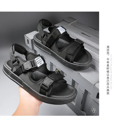 Men Sandals 2024 Trending Men's Luxury Sandals Man Summer 2024 Shiatsu Slippers Flat Sandal Beach Shoes Platform Sandals. Mens