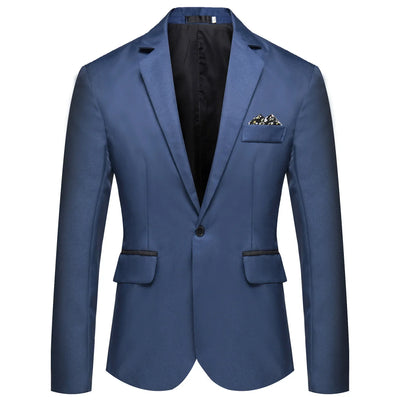 New Autumn Men's Western-style Suit Single-breasted Casual Cross-border Amazon Fashion Outdoor Wear Men's Blazer