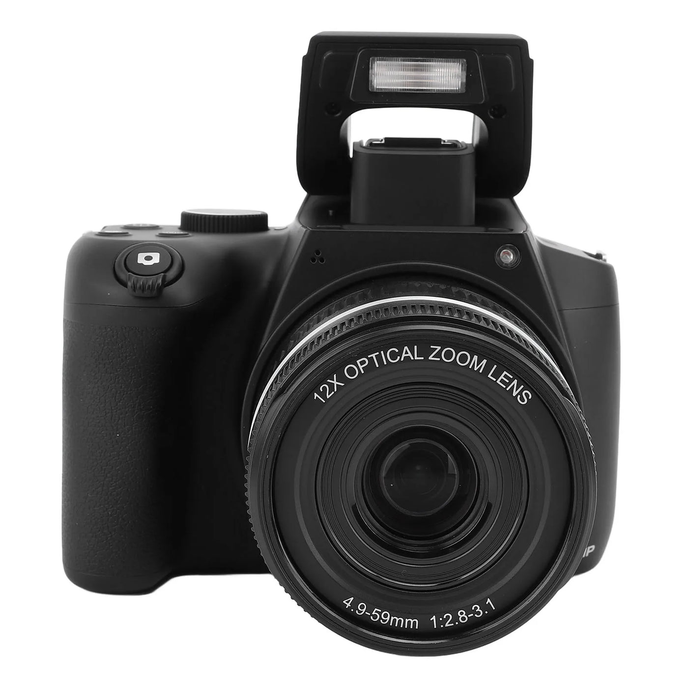 Digital Zoom Camera 4K 72MP HD Digital Video Camera Slow Motion Image Stabilization Time Lapse with Telescopic Lens for Travel