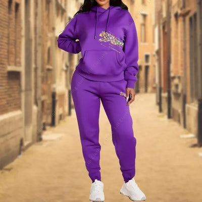 Women TrackSuit Aesthetic Designer Clothes Autumn Winter High quality Hoodies Sweatshirts Sweatpants Sportwear Woman Pants Sets
