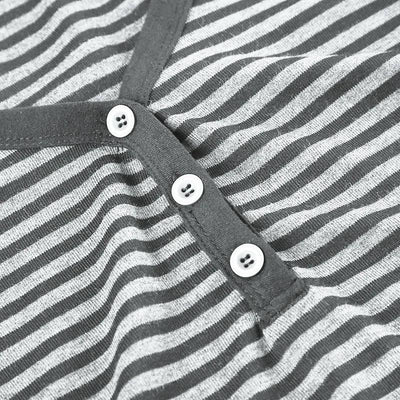 Korean Style Stripe Patchwork Women T-Shirts Short Sleeves Slim Fit Simple Causal Office Lady Clothing