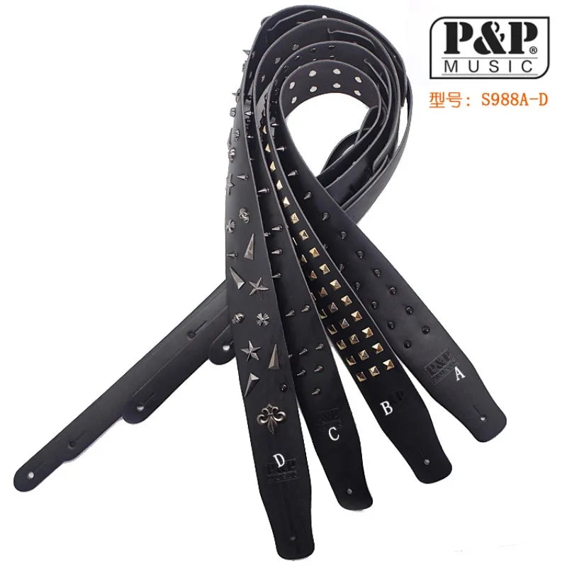 Guitar Straps, Leather, Electric Guitarstraps, Shoulder Strap, Bass Strap Guitar Straps