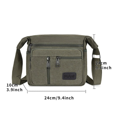 Men Canvas Shoulder Bags Casual Tote Travel Men's Crossbody Bag Luxury Messenger Bags Fashion High Quality Handbag