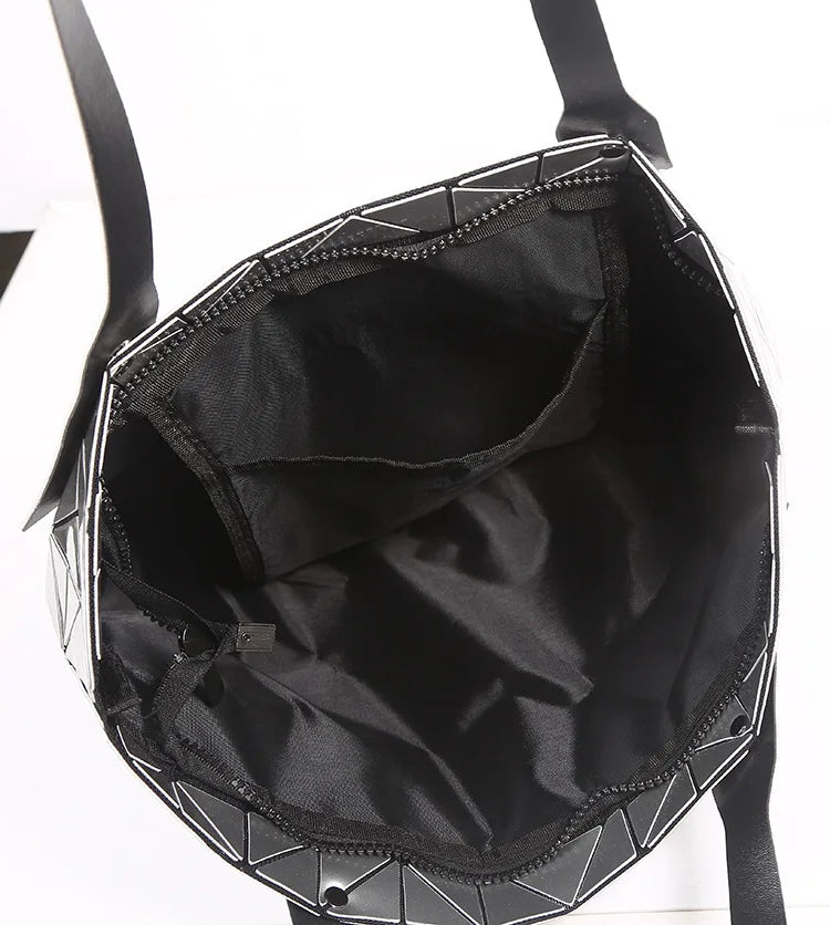 Fashion Luxury bag Women Top-Handle Bag New Designer Famous Brand Lady Shoulder Bag Bright Geometry Female Handbags Totes