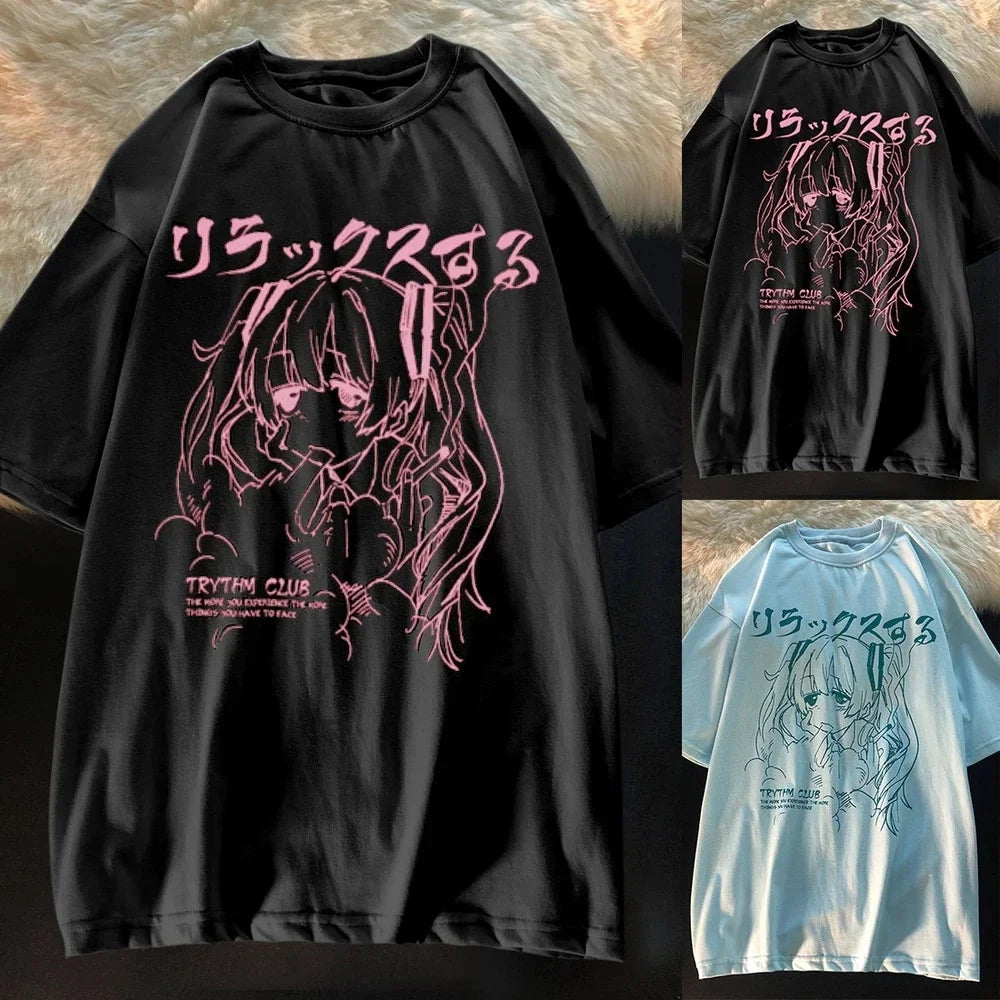 Oversized T-shirt Women Female T-shirt Dark Skull Bones Heart and Lung Print Short Sleeve Streetwear Harajuku Top Woman Clothes