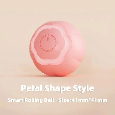 Pet Automatic Rolling Cat Toy Training Self-propelled Kitten Toy Indoor Interactive Play Electric Smart Cat Ball Toy Supplies