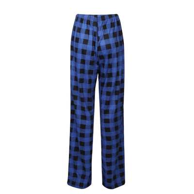 Women Pants Plaid Cotton Loose Ladies Pajama Pants Pyjama Trousers Men Sleep Bottoms Lounge Wear Sleep Lounge Pants Bottoms