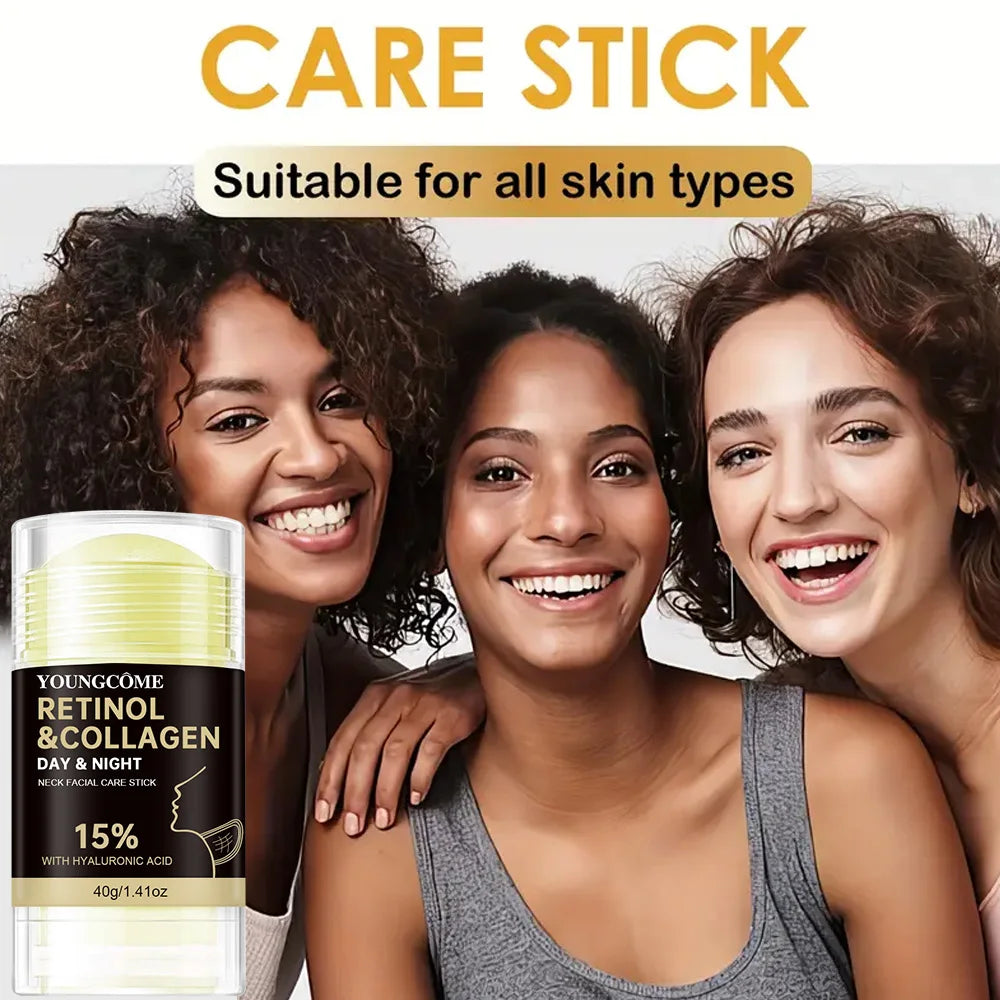 Retinol Face and Neck Treatment Bar Collagen with Firming Elasticity Improve Loose Skin Lotion Moisturizes and brightens skin