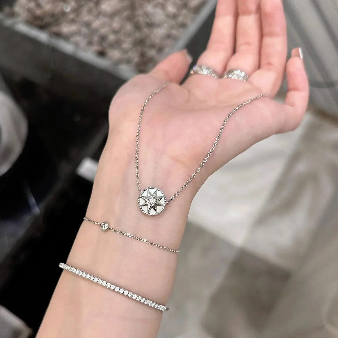 sterling silver necklace for women, a gift for girlfriends and best friends.