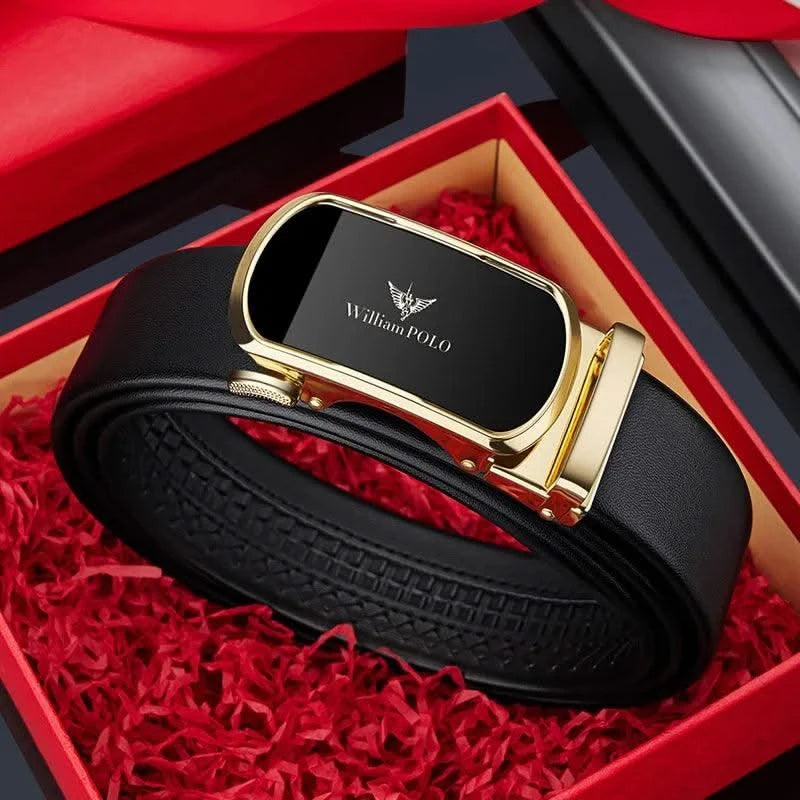 Automatic Buckle Belt  Business Casual Dress Belts Gift for Men