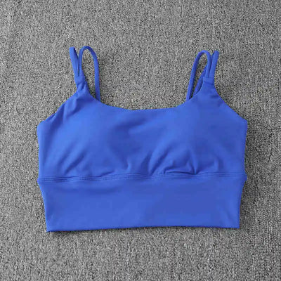 Women's Breathable Sports Bra Reversible Backless Design for Running Training Pilates Yoga