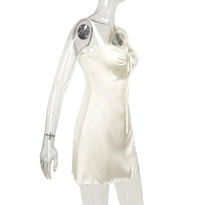 1pc Sexy Hollow Out Bandage Summer Dresses For Women Spaghetti Strap Evening Mini Dress Female Elegant Party Vestidos