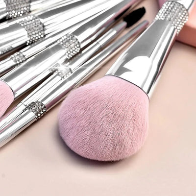 Makeup Brushes Set Private Label Pink Synthetic Hair Foundation Powder Contour Eyeshadow Make up Brushes