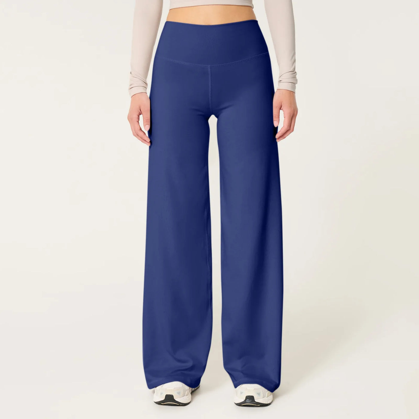 Wide Leg Pants For Women Yoga Pants High Waist Sweatpants With Pockets Stretch Pants Comfy Workout Sports Sweatpants Leggings