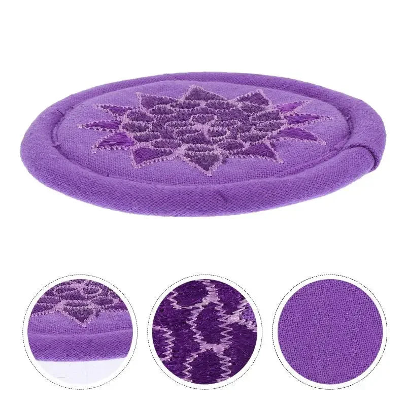 1Pc Embroidery Singing Bowl Cushion Tibetan Buddhism Craft Decoration For Hall Sound Bowl Pad Cotton Cloth Mat