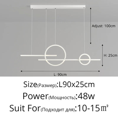 dining room LED Pendant Lights Minimalist Modern Lamp home decor Room lustre Bar Counter Dining Table Lights Lighting Fixtures