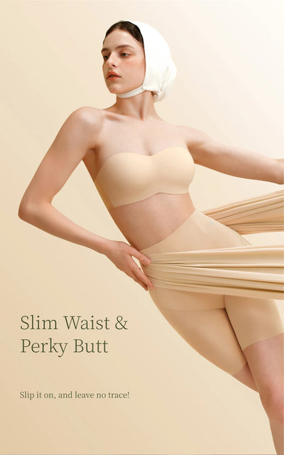Women's Sexy Butt Lifting Shapewear Mid Waist Invisible Seamless Tummy Control Body Shaper Woman Safety Underwear N210