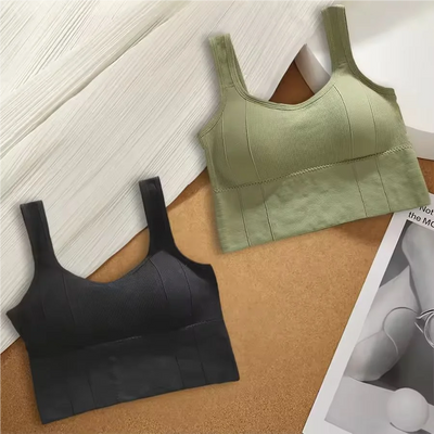 Breathable Sports Bra Anti-Sweat Fitness Top Women Seamless Yoga Bra Shockproof Crop Top Push Up Sport Bra Gym Workout Top
