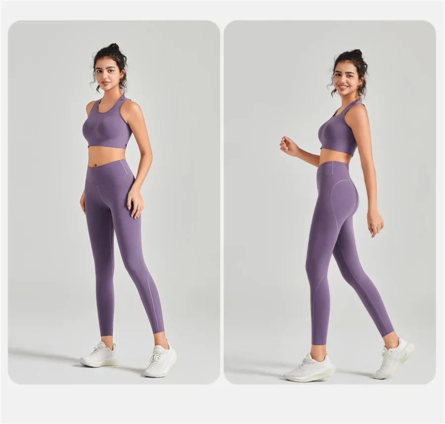 Summer Yoga Leggings For Women High Waist Breathable Quick Drying Pilates Running Jogging Fitness Girls Long Pants Gym Workout