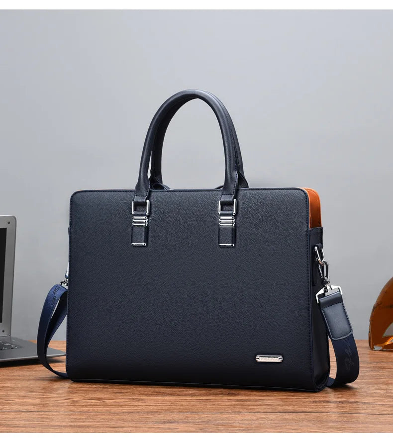 Men Business Briefcase for Husband Shoulder Bag MaLE Laptop Briefcases Bags Large Capacity Men's Handbag Bolso Grande Mujer