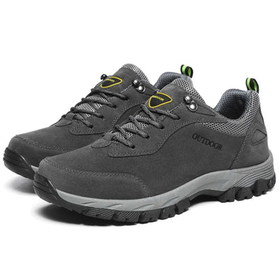Outdoor Mountain Hiking Boots 2025 Autumn New Men's Non Slip Climbing Trekking Walking Hunting Tactical Rubber Sneakers