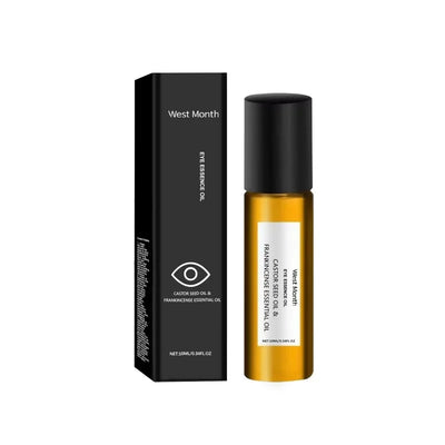 Castor Essential Oil Eye Roller Ball Reduce Fine Lines Removes Dark Circles Moisturizing Tightening Eyes Skin Firming Eye Care