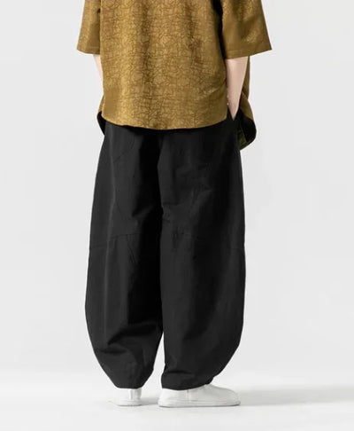 Men's Spring Loose Harem Pants Chinese Linen Oversize Sweatpants High Quality Casual Brand Male Harem Trousers