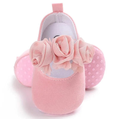 Children's Soft-Soled Flat Shoes With Design | Baby Shoes For All Seasons 0-1 Year Old |Girls Princess Shoes | First Walkers