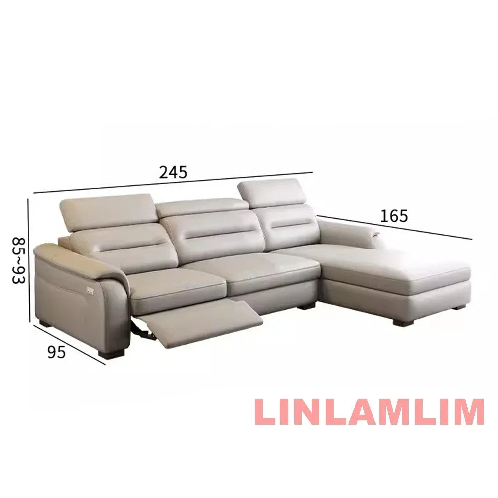 Customizable  Multifunctional Convertible Sofa Bed With Eletric Recliner, Folding Sofa Cama