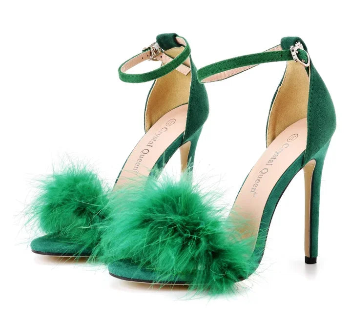 XIHAHA Fashion Sandals Women's Shoes Summer High Heels Stiletto Elegant Party Sexy Designer Woman Fish Mouth Sandals Dance Shoes