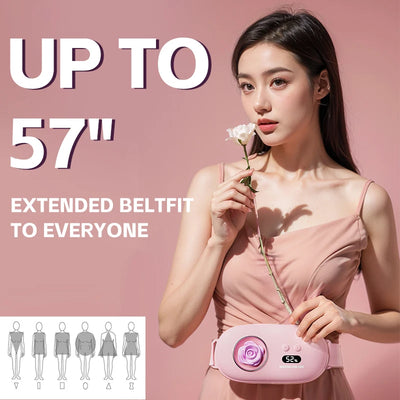 Women's uterus warming device+waist massager, warming the abdomen and relaxing the waist, understanding your gentle care