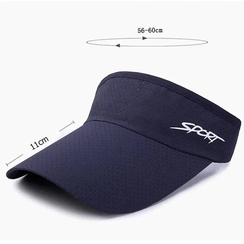 Quick-dry Women Sun Hat Sports Running Teenager Visor Cap Big Brim Men Baseball Cap Outdoor Women Summer Hats