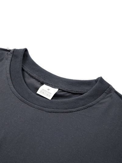 Men's Casual Round Neck Moisture Wicking Long Sleeve T Shirts | Tees Male | Tops | Sports | Comfortable Men's Wear