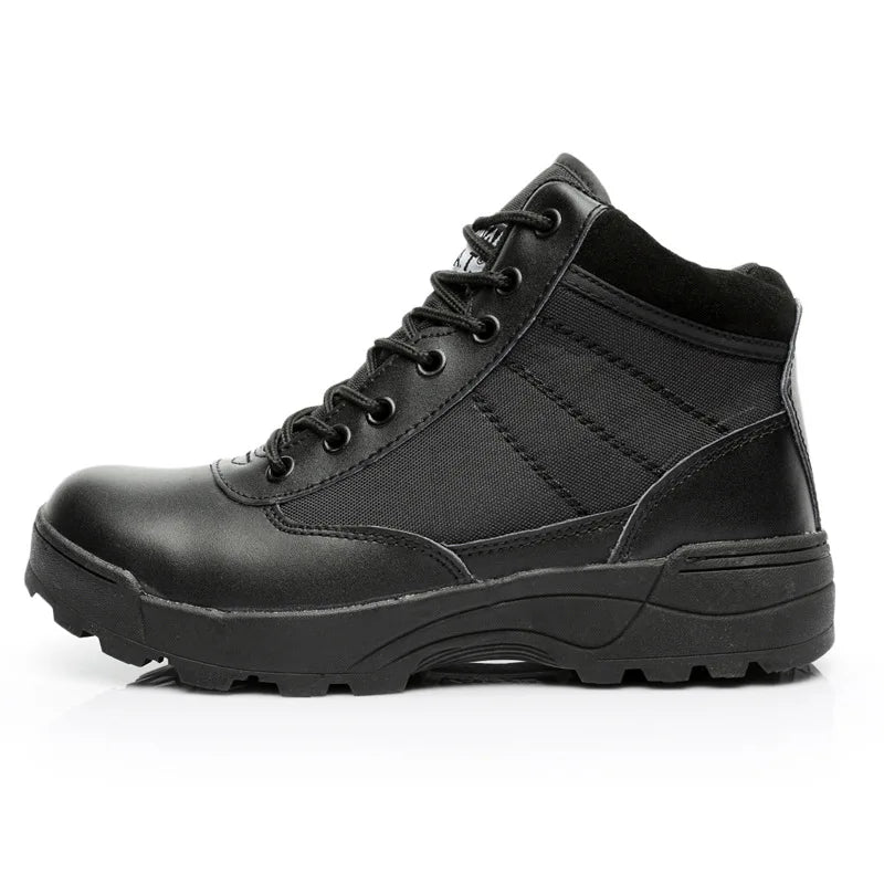 Men's Low Top Tactical Boots Outdoor Desert Climbing Sports Hiking Shoes Field Training Combat Boots Male Work Safety Shoes