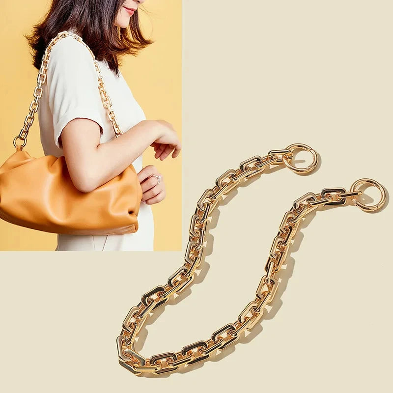 60cm Acrylic Chain for Women Shoulder Bag DIY Replacement Chain Luxury Designer Handbags Straps Bag Accessories