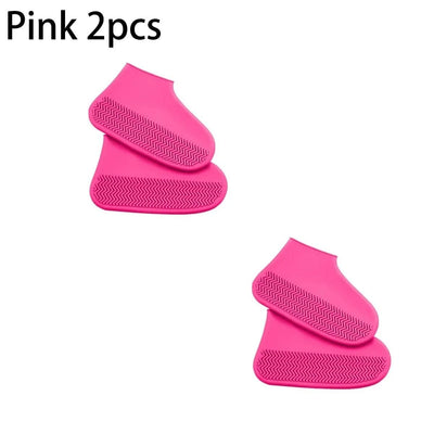 Waterproof Rain Shoes Covers Silicone Non-slip Wear-resistant Outdoor Adult Children Boots Portable Elastic Reusable