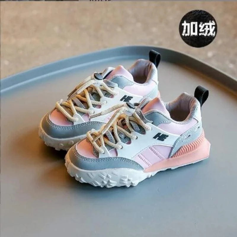 Children's Sports Shoes For Boys Kids 5 Years Old Wear Luxury Designer Fashion Shock Absorbing Girls Sneakers Baby Walking Shoes