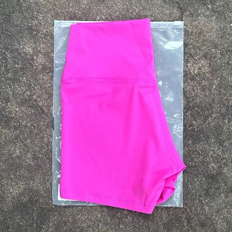 Women Sports Shorts High Waist Yoga Shorts Slim Fit Butt Lift Gym Running High Elastic Biker Shorts