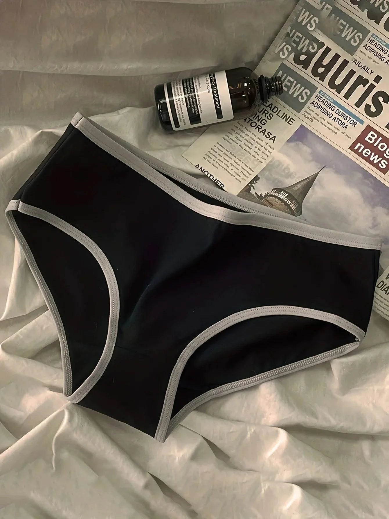 Women Panties Mid-Waist Cotton Solid Simple Sports Underwear Girls'S Briefs Comfortable Breathable Female's Lingerie